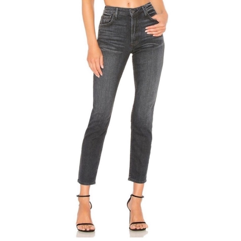 GRLFRND Kiara Button Fly Slim Boyfriend Jeans in‎ Get Lost 24